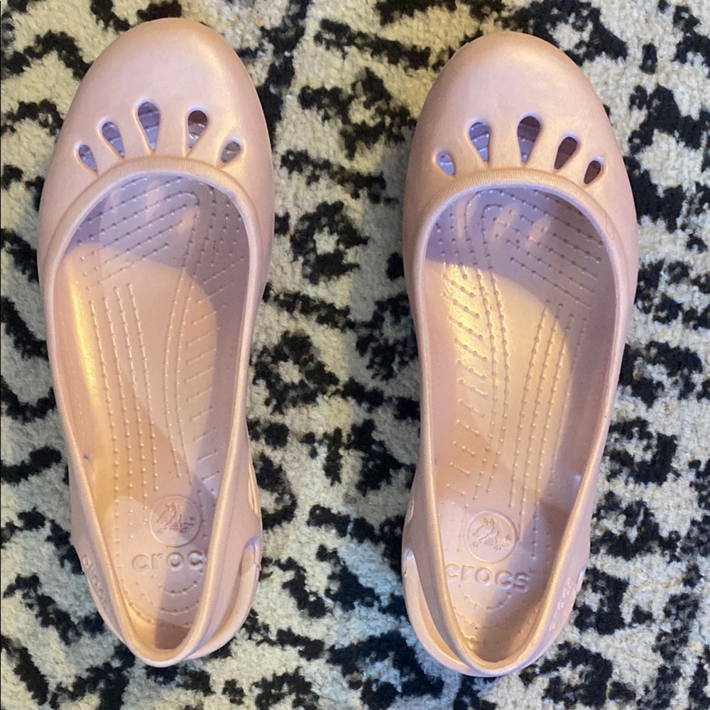 Crocs Women's Pink Ballet Flats